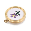 304 Stainless Steel Enamel Pendants STAS-L022-177A-G-2
