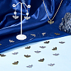 100Pcs 2 Colors Tibetan Style Alloy Pendants FIND-DC0006-17-6