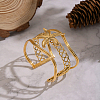 Vintage Starfish 304 Stainless Steel Cuff Bangles JJ9512-5