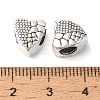 Rack Plating Alloy European Beads PALLOY-S189-05P-2