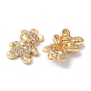 Real 18K Gold Plated Brass Micro Pave Cubic Zirconia Pendants KK-Q779-02G-02-2