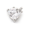 Brass Micro Pave Cubic Zirconia Pendants KK-K371-40B-P-1