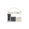 Wood Knitting Gauge Rulers DIY-BC0013-26-7