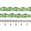 Transparent Glass Beads Strands EGLA-N013-T6mm-D13-4