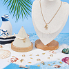 Marine Organism Theme 21Pcs 7 Styles Brass Charms KK-HS0015-53-5