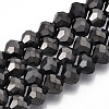 Electroplate Glass Beads Strands EGLA-I019-FP02-1