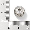 Rack Plating Brass Micro Pave Cubic Zirconia Beads KK-L224-031P-3