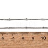 0.9MM 304 Stainless Steel Satellite Chain Necklaces NJEW-T016-21B-P-5