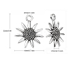 Tibetan Style Alloy Pendant LS-LF8977Y-2