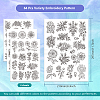 4 Sheets 11.6x8.2 Inch Stick and Stitch Embroidery Patterns DIY-WH0455-030-2