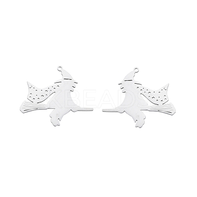Non-Tarnish 201 Stainless Steel Pendants STAS-N090-LA903-1-1