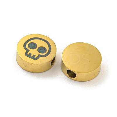 Halloween Theme 304 Stainless Steel Beads STAS-M069-01J-G-1