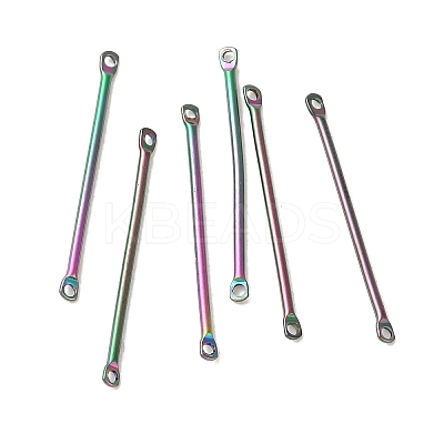 Ion Plating(IP) 304 Stainless Steel Connector Charms STAS-Q323-04F-MC-1