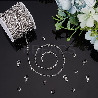 DIY Chain Bracelet Necklace Making Kits DIY-BBC0001-10-1