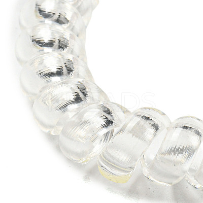 Summer Fish Resin Telephone Line Wire Elastic Hair Ties AJEW-U004-02B-1