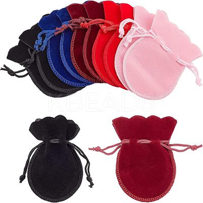 Velvet Gift Bags Drawstring Jewelry Pouches Wedding Favor Bags TP-NB0001-11-1