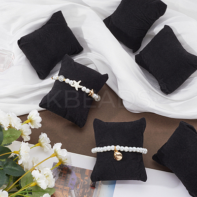 12Pcs Lint Bracelet/Watch Pillow Jewelry Displays BDIS-BBC0001-06B-1