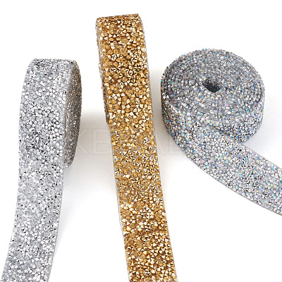 Glitter Resin Hotfix Rhinestone(Hot Melt Adhesive On The Back) OCOR-TA0001-14-1