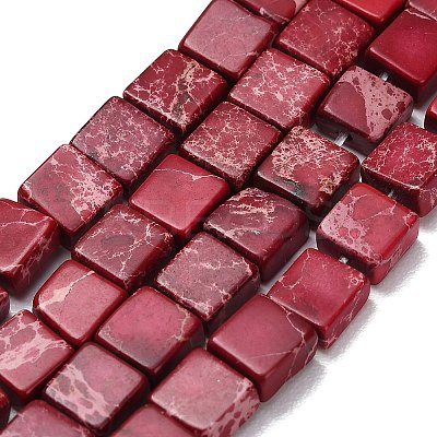 Dyed Natural Imperial Jasper Beads Strands G-F833-A01-01-1