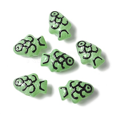 Baking Paint Glass Enamel Beads BLOW-D300-04E-1