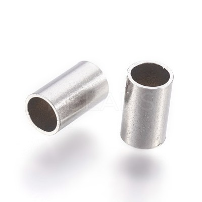 Tarnish Resistant 304 Stainless Steel Tube Beads STAS-E454-30P-1
