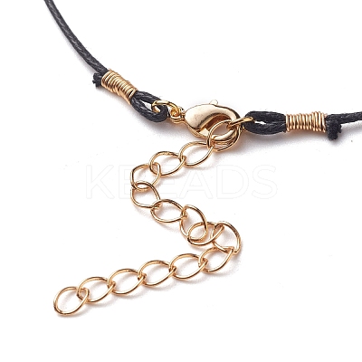 Natural Lava Rock Beaded Bracelets BJEW-JB05505-02-1