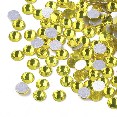 Glass Rhinestone Flat Back Cabochons RGLA-S002-06SS-33-1