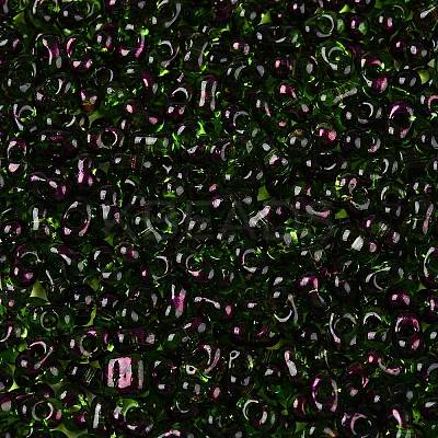 Picasso Spray Painted Glass Seed Beads SEED-T006-04-17-1