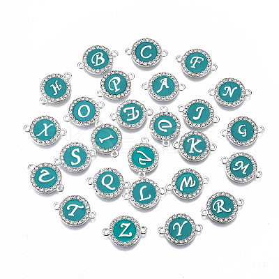 Alloy Enamel Links Connectors ENAM-T013-01-RS-1