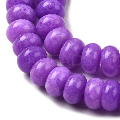 Dyed Natural White Jade Beads Strands G-G107-A22-01-1