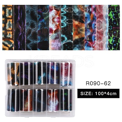10 Rolls Nail Art Transfer Stickers MRMJ-R090-62-1