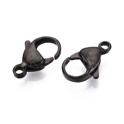 304 Stainless Steel Lobster Claw Clasps STAS-T065-17mm-34B-1