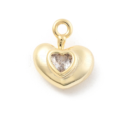 Brass Micro Pave Cubic Zirconia Pendants LS-KK-D283-02G-1