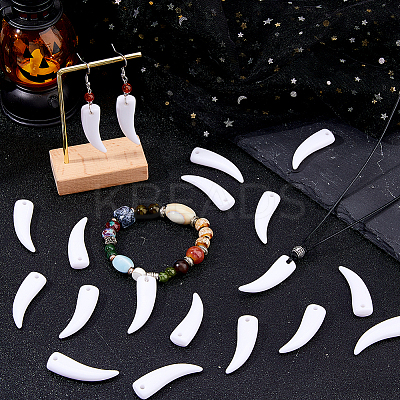 100Pcs Opaque Acrylic Pendants MACR-FH0001-29-1