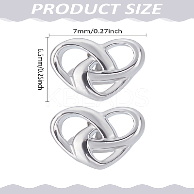1 Pair 304 Stainless Steel Stud Earrings EJEW-LP0004-97-1