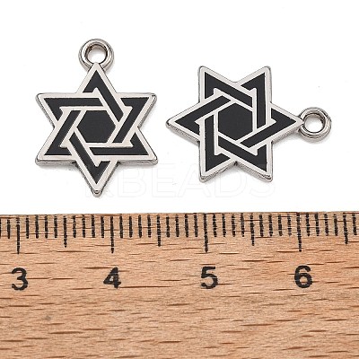 Alloy Enamel Pendants ENAM-G235-09P-01-1