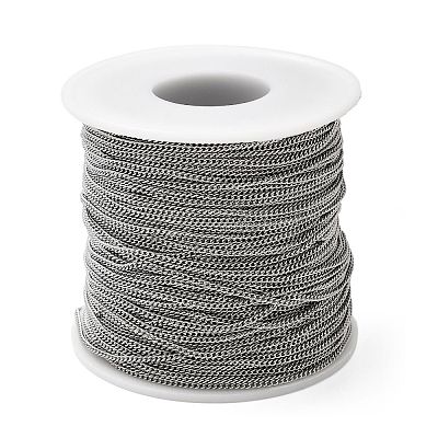 Tarnish Resistant 304 Stainless Steel Twisted Chains CHS-Q001-02-100m-1
