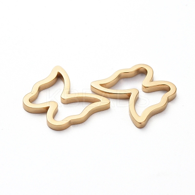 PVD Vacuum Plating 304 Stainless Steel Linking Rings for Jewelry Making STAS-G215-22G-1
