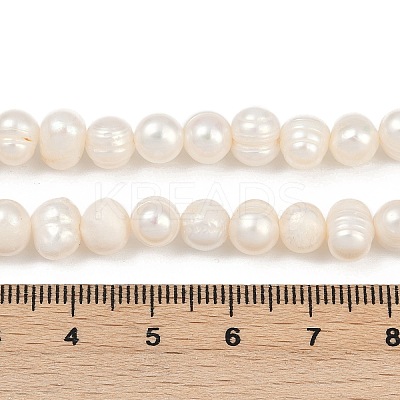 Natural Cultured Freshwater Pearl Beads Strands PEAR-I007-07Y-08A-1