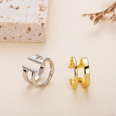 925 Sterling Silver Cuff Earrings JE1063B-1