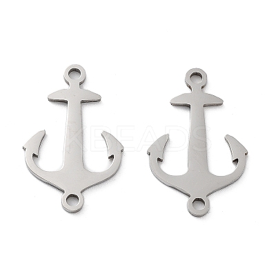 Non-Tarnish 201 Stainless Steel Connector Charms STAS-A090-24P-1