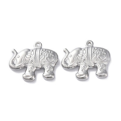 Non-Tarnish 304 Stainless Steel Pendant Rhinestone Settings STAS-P324-40P-1