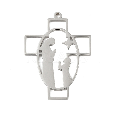 304 Stainless Steel Pendants LS-STAS-G355-04P-1