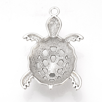 Tibetan Style Alloy Pendants X-TIBE-S311-16AS-LF-1