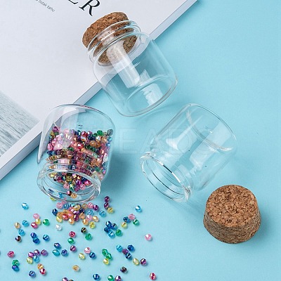 Glass Jar Glass Bottles Bead Containers LS-AJEW-S074-03A-1