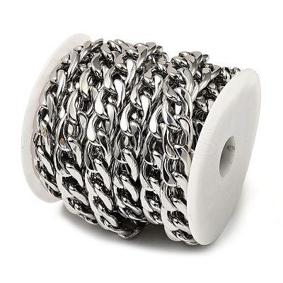 316 Surgical Stainless Steel Curb Chains CHS-H114-08A-P-1