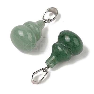 Natural Green Aventurine Pendants G-B127-03P-12-1