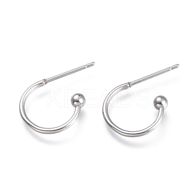 Tarnish Resistant 304 Stainless Steel Earring Hooks LS-X-STAS-K211-01P-1
