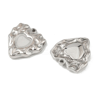 304 Stainless Steel Pendant Cabochon Settings STAS-L022-540P-1