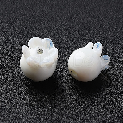 Handmade Bumpy Lampwork Beads X-LAMP-T017-16B-1